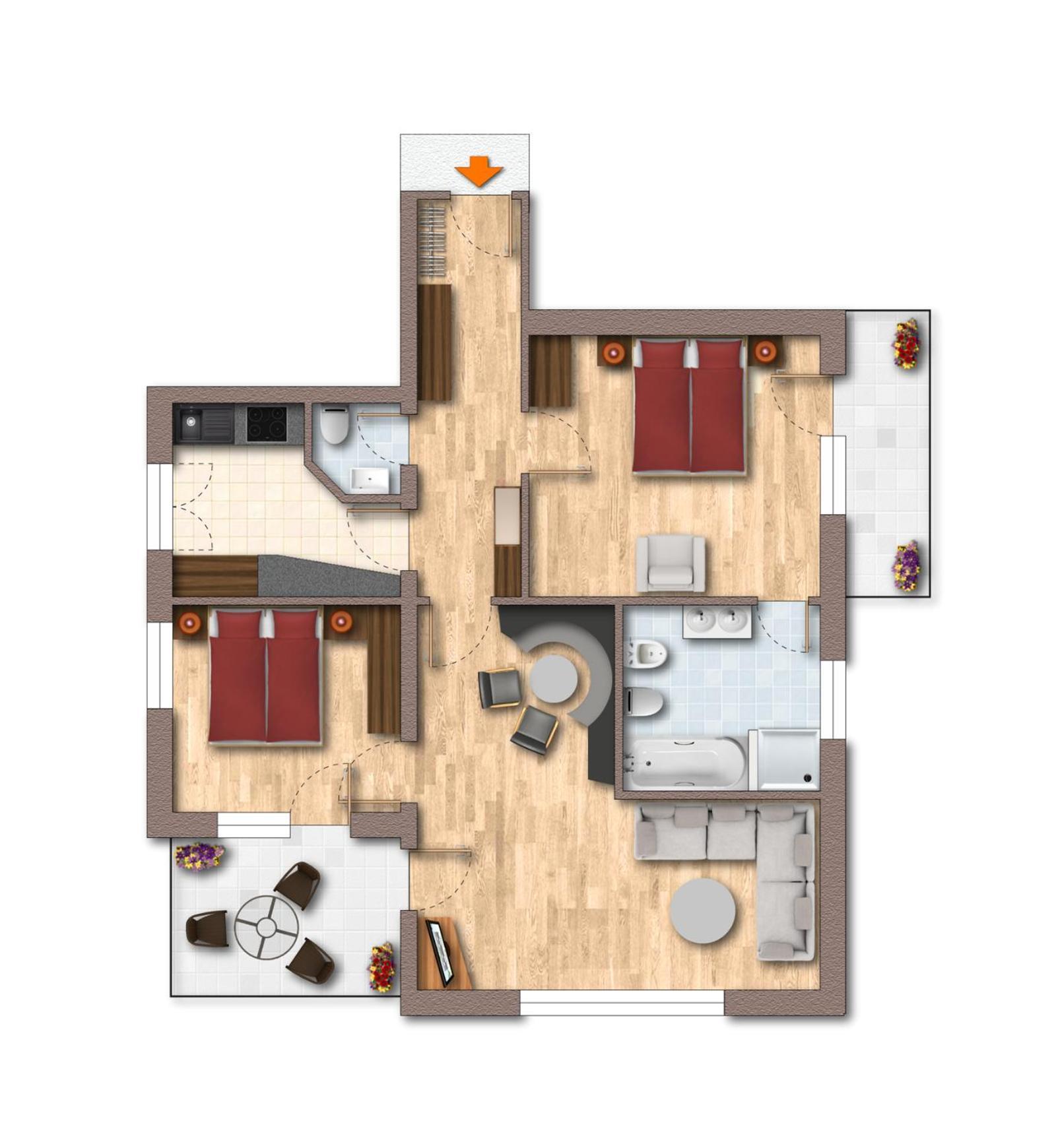 Chalet - Appartements Julitta Mayrhofen Zewnętrze zdjęcie